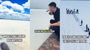 سر بحيرة الحليب في الصين: الظاهرة الطبيعية التي حيرت العلماء وأثرت على البيئة المحلية